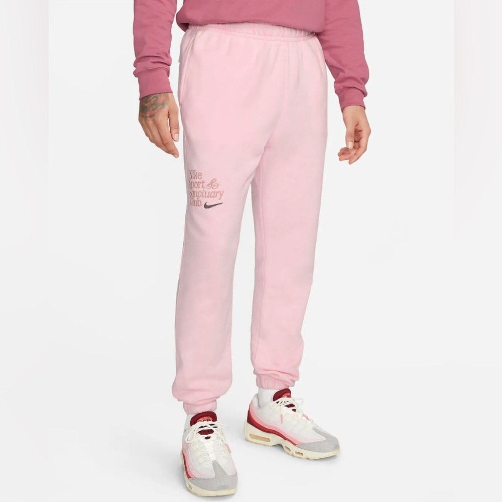 NIKE Men's Sportswear 'Sport & Sanctuary Club' Pants FJ1686-690 Pink (Sz: M) New